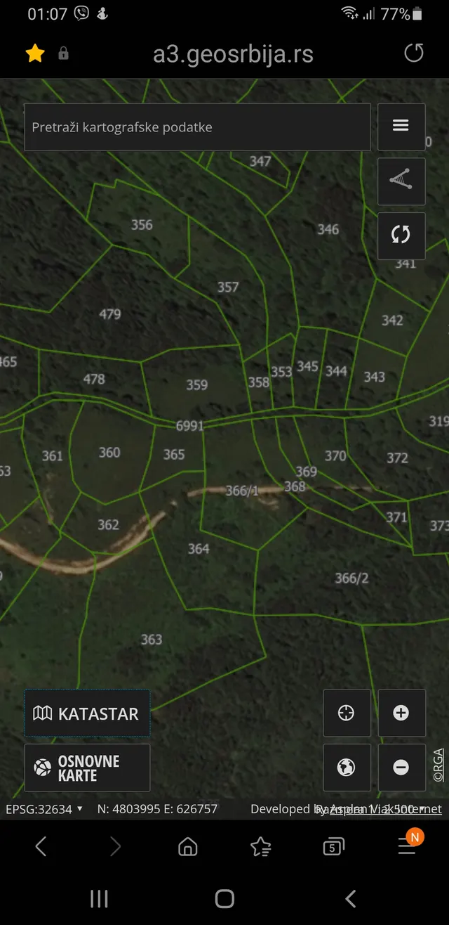 Parcela 335, Mape 4